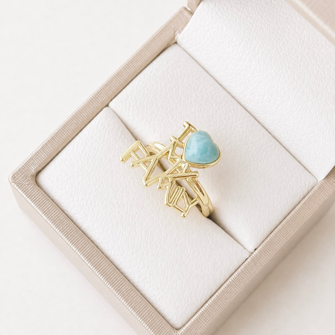 Anillo Familia Larimar REF ANL1-10