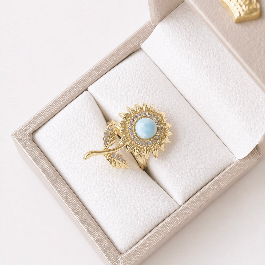 Anillo Girasol Zircon REF ANL3-7