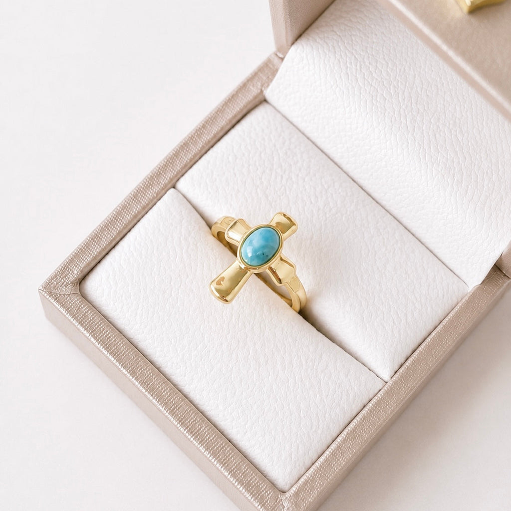 Anillo Larimar Vario REF ANL1-8