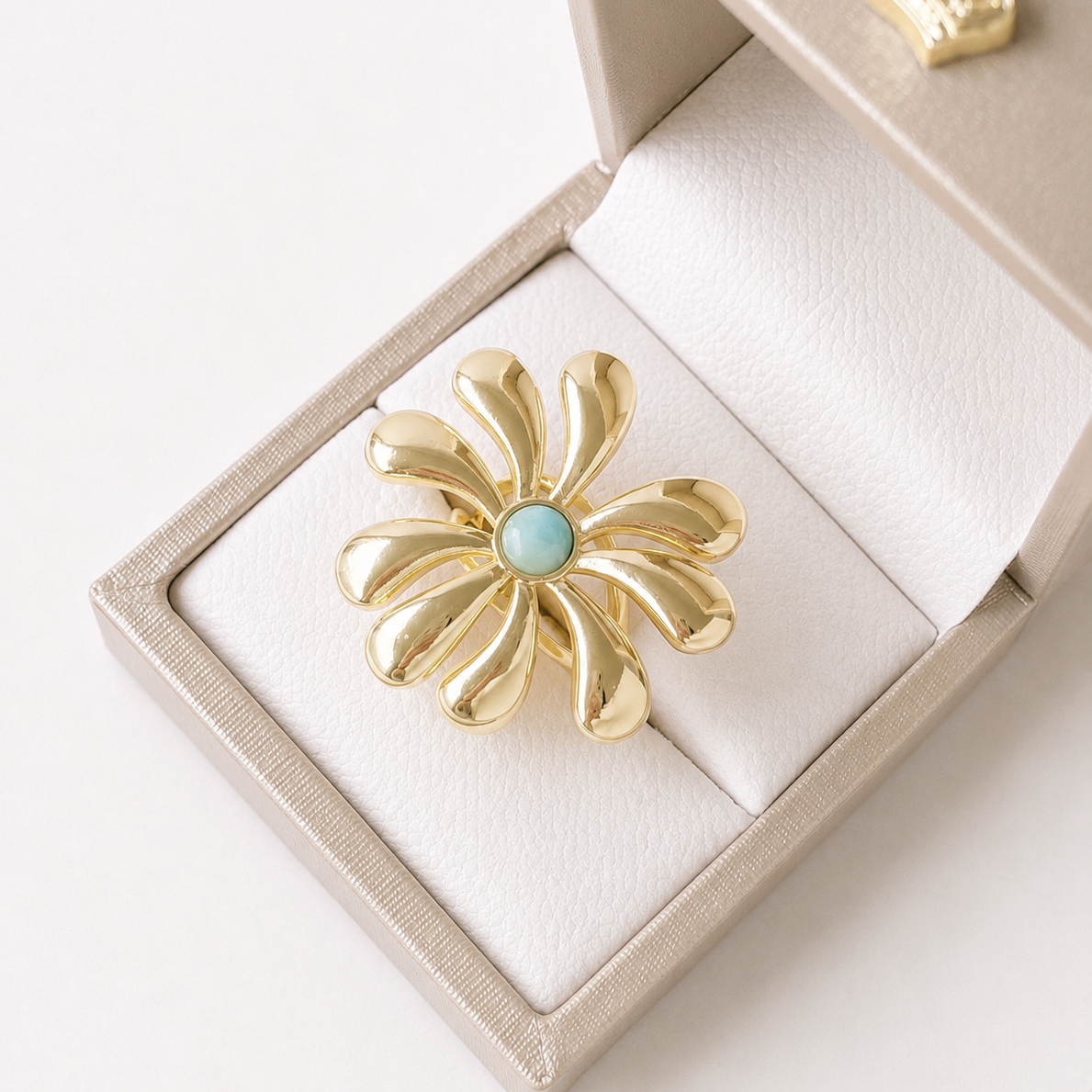 Anillo larimar Girasol REF ANL1-1