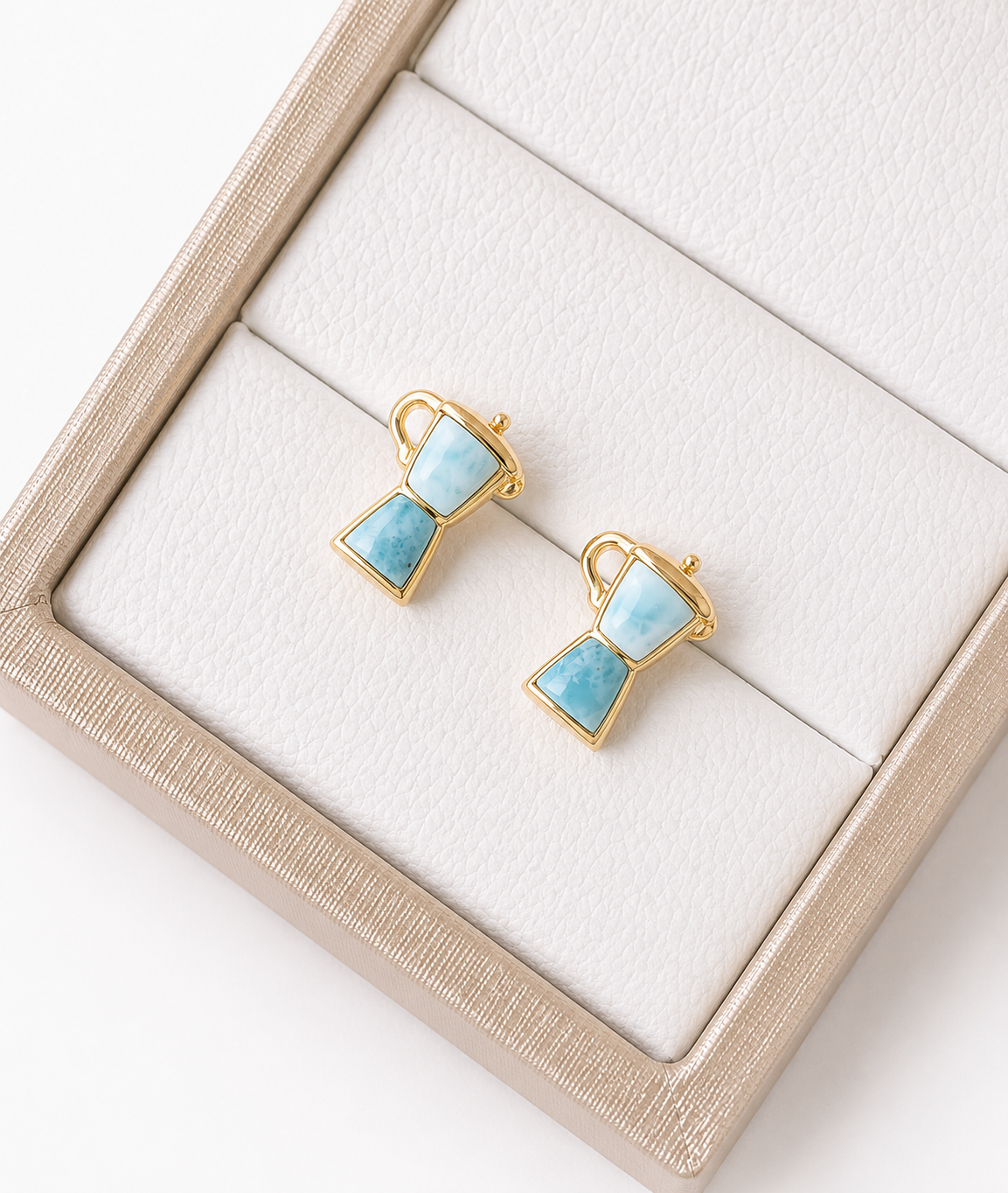 Topo greca doble larimar y ámbar REF TPL11-1